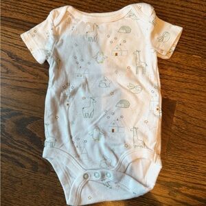 Cloud Island Cream Animal Print Bodysuit